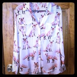 Express Portofino Top Foxes!! RARE!